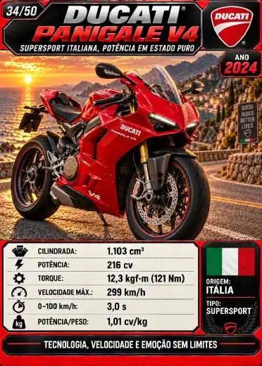 Carta Ducati Panigale V4