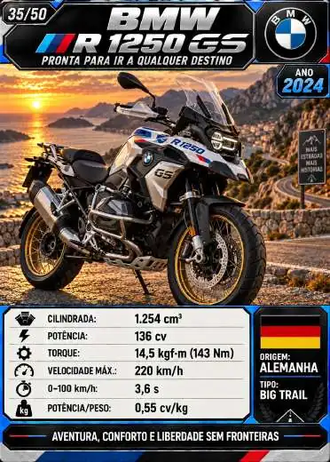 Carta BMW R 1250 GS